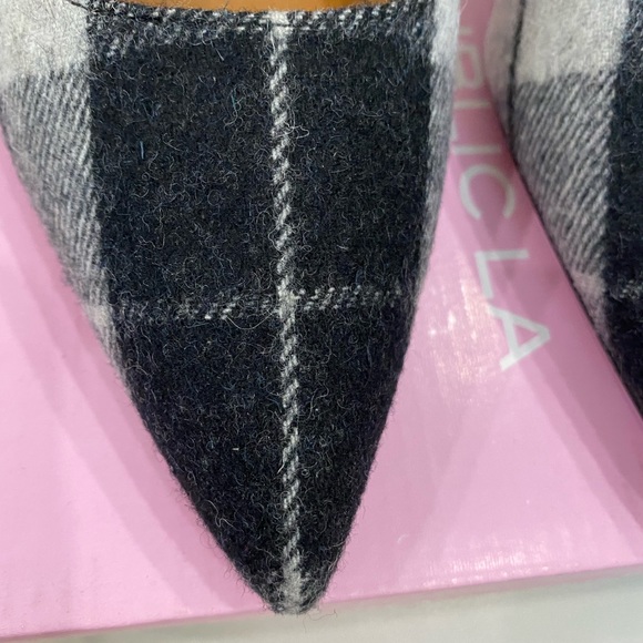 ⬇️ PRICE ⬇️ Shoe Republic LA - Oxford Pattern Black And White Pumps - size 7 - - Picture 6 of 12